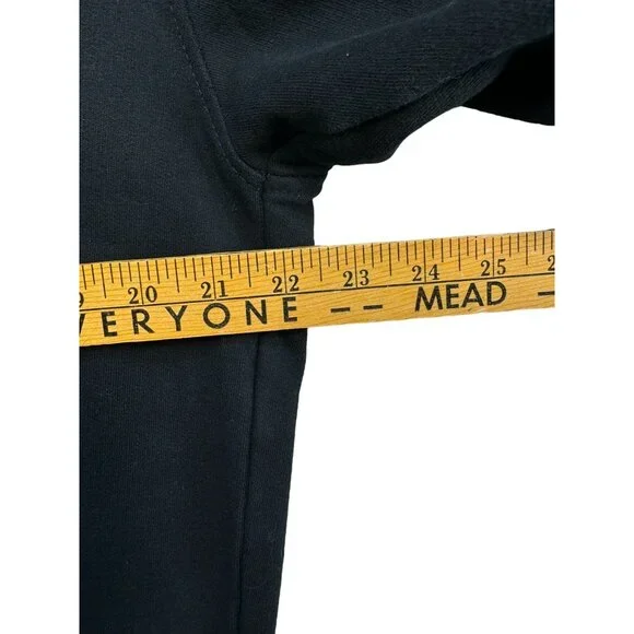 Tultex Black Hoodie Yes This Is A Cult Size Large Black Zip-Up - Picture 5 of 12